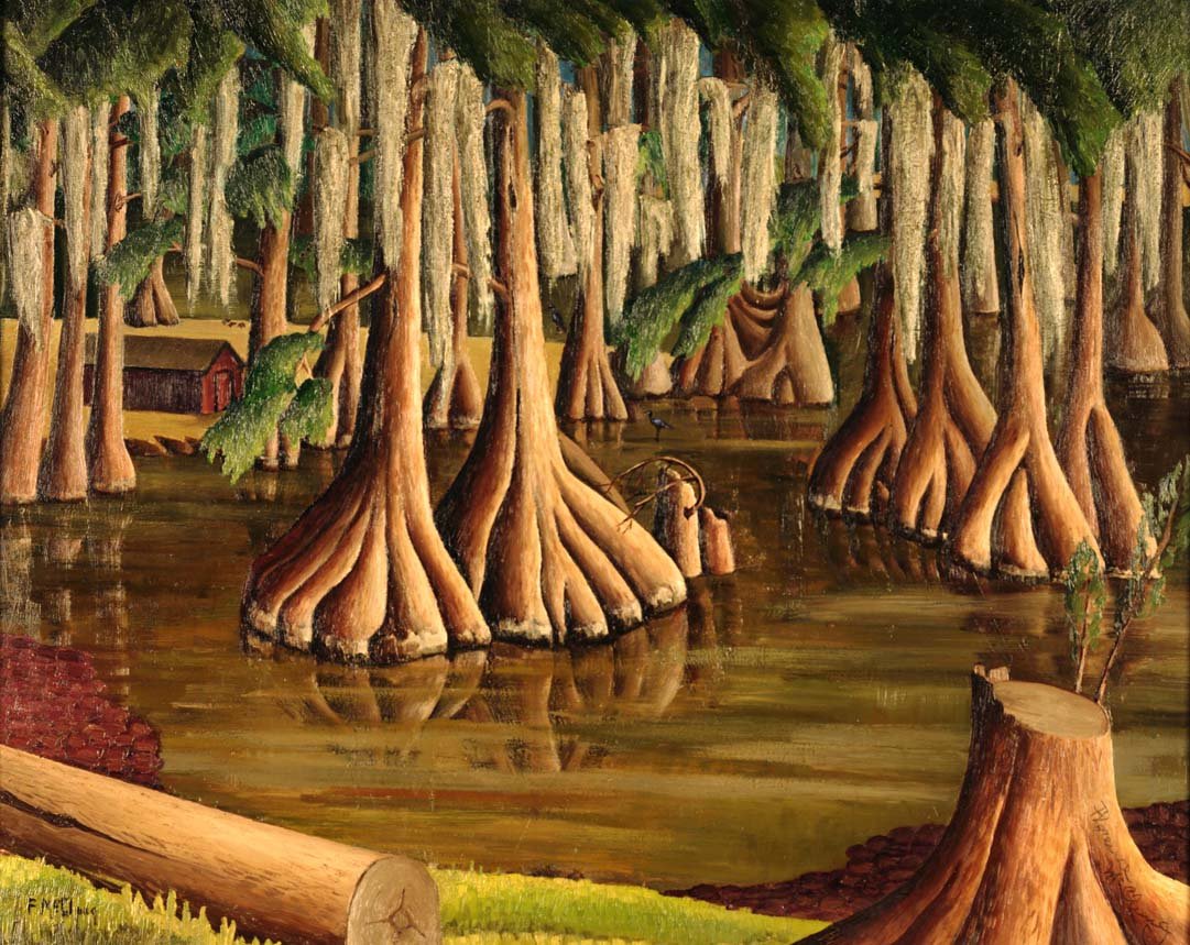 Cypress Swamp, Caddo Lake, Louisiana/Texas - Ogden Museum of