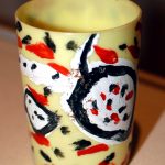 Painted Yellow Cup