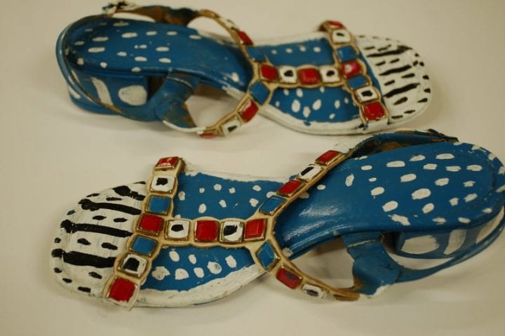 Light Blue Shoes (with painted jewels)