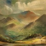 Untitled, Mountain Landscape with Lake