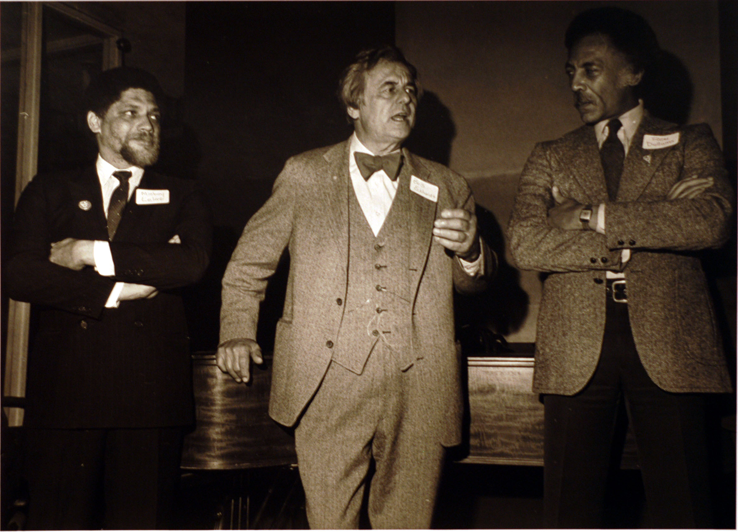 Appearing at a fundraiser with Congressmen Leland and Dellums (D- Appearing at Fundraiser with Congressmen Leland and Dellums (D- Appearing at Fundraiser with Congressmen Leland and Dellums