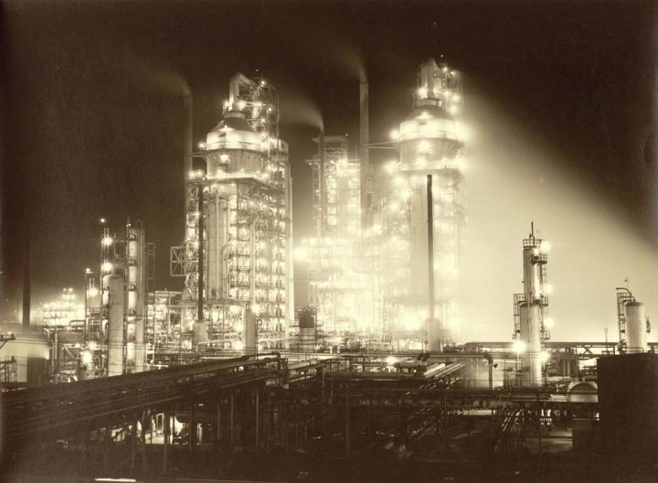 Esso Refinery At Night (Baton Rouge, La)