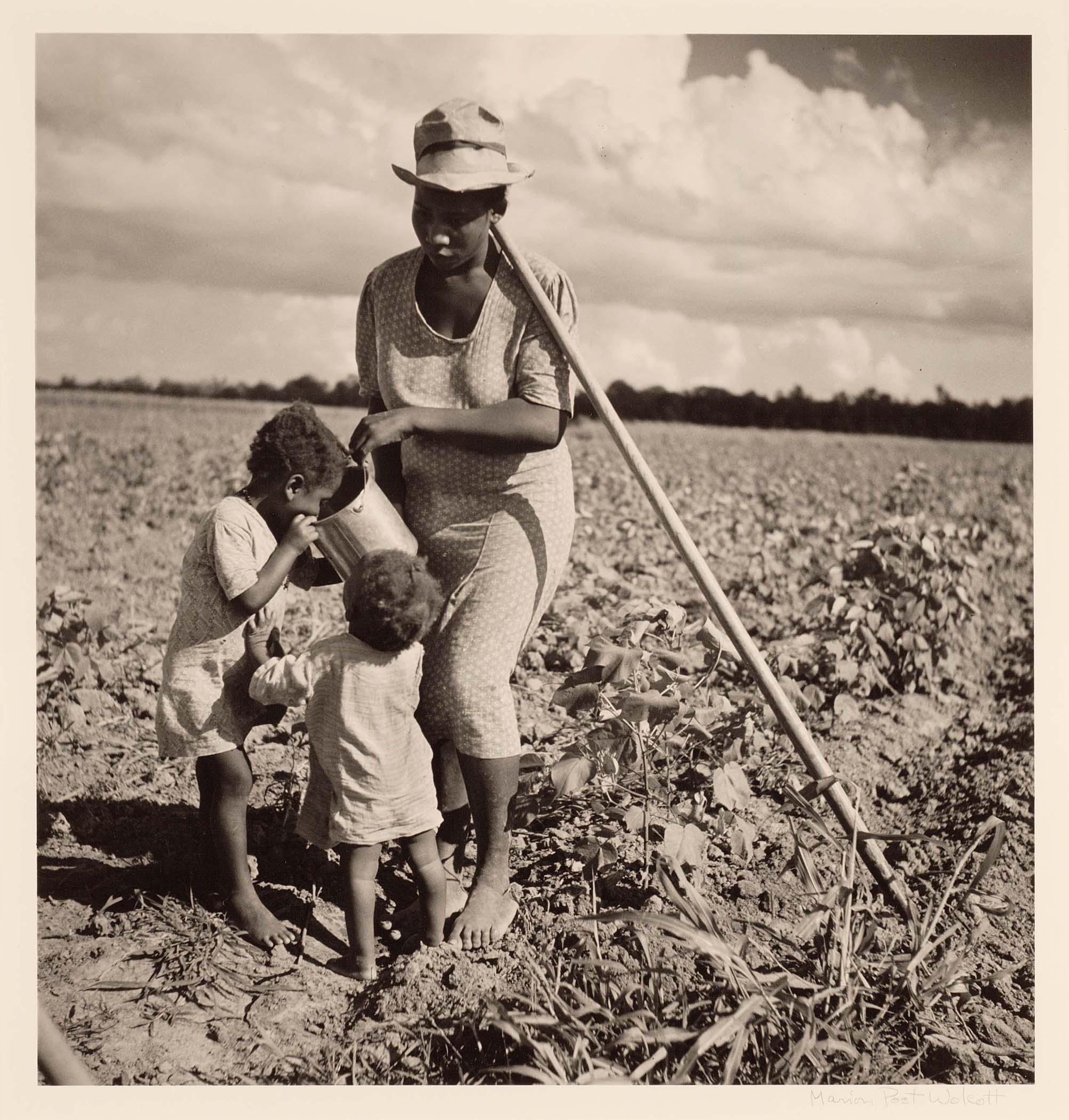 Resting From Hoeing Cotton, on the Allen Plantation