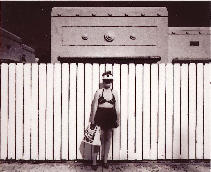 Woman and Fence