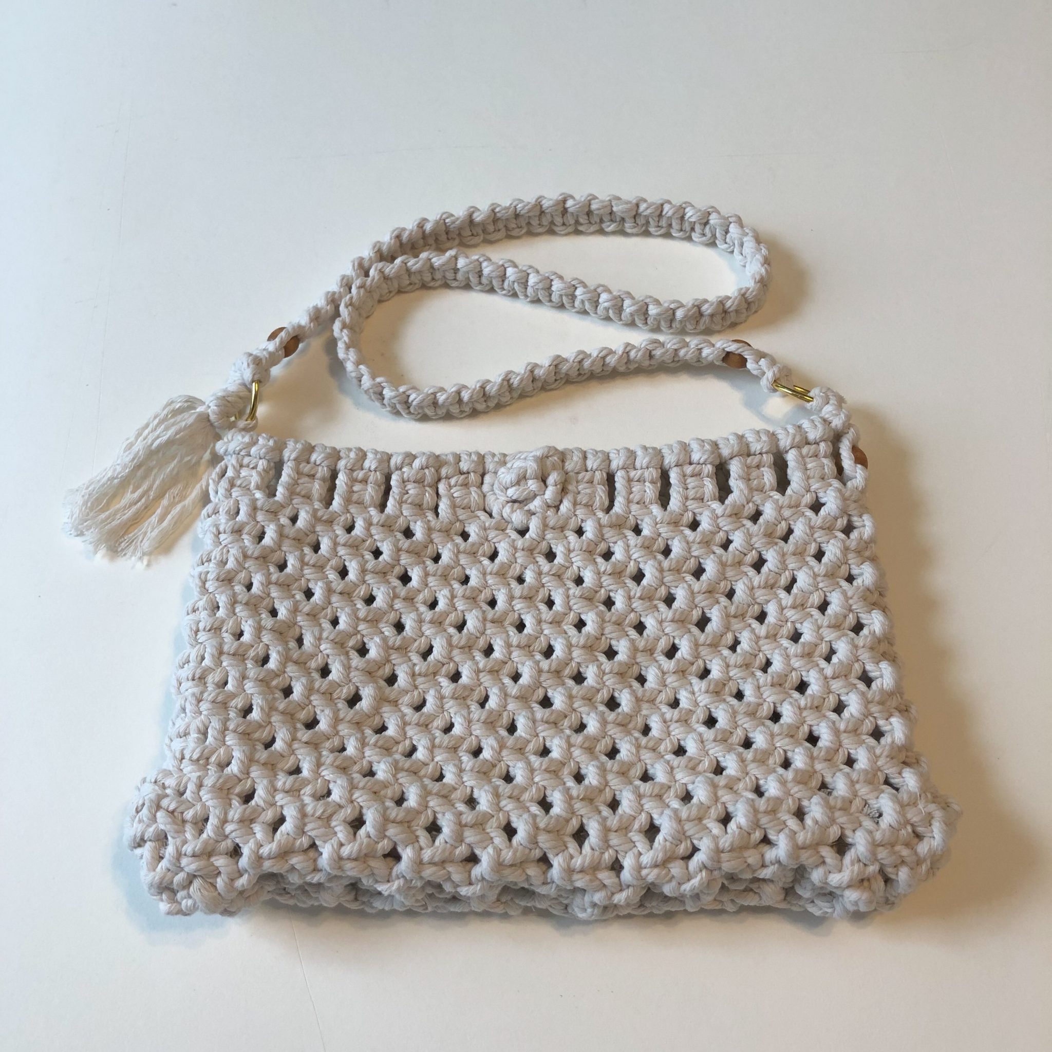 macrame purse