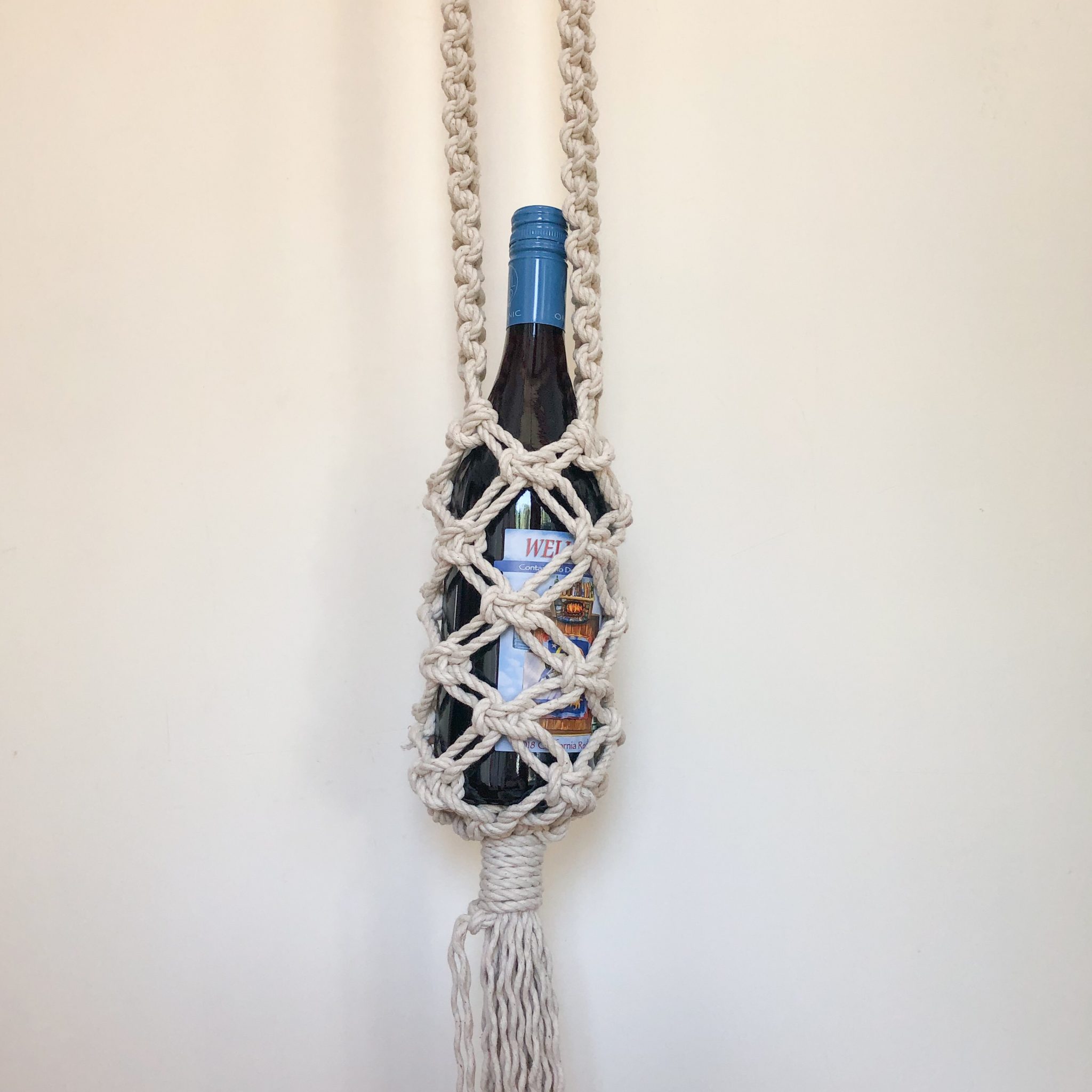 Macrame Wine Tote 2024 favors