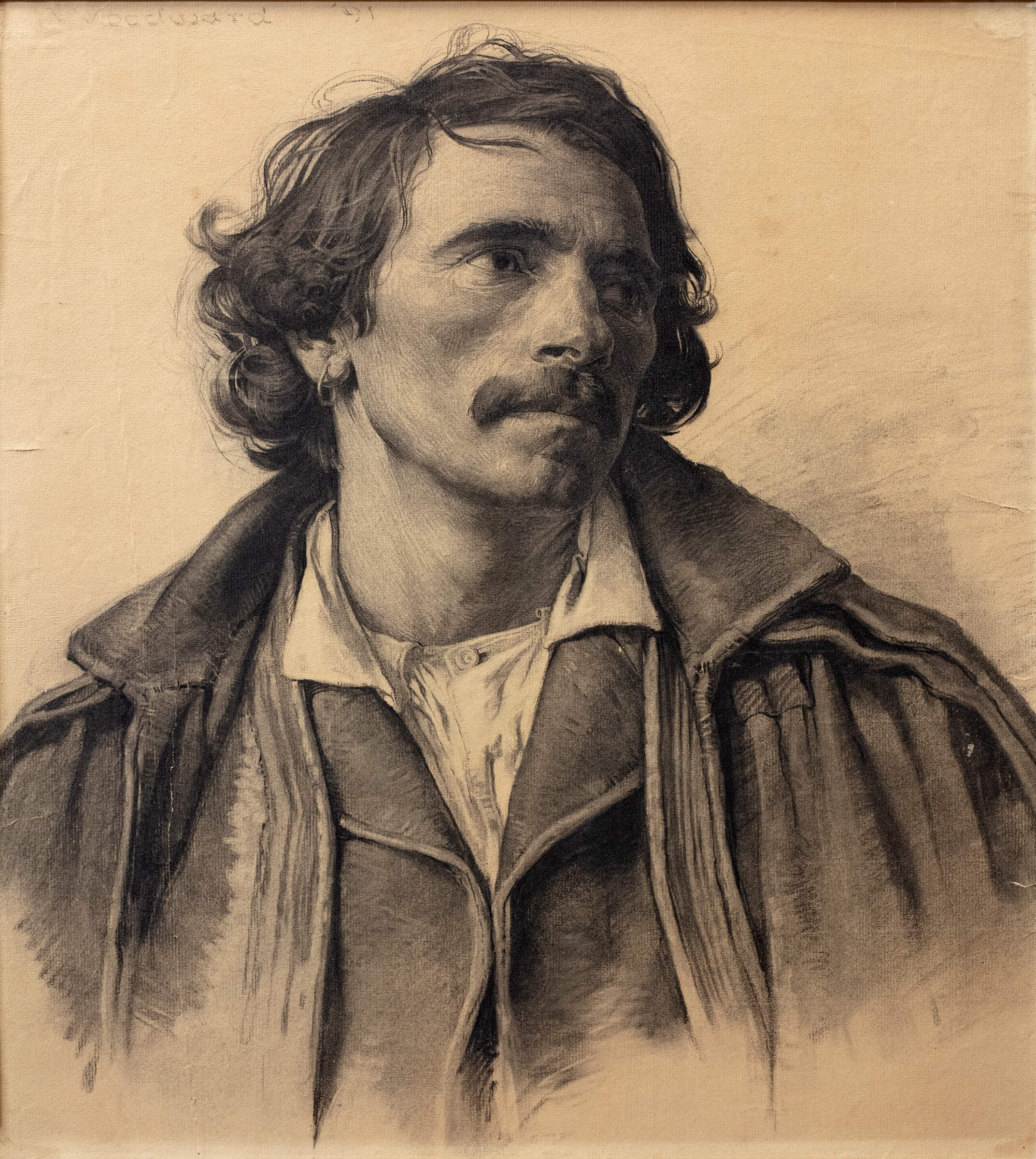 19th century man drawing